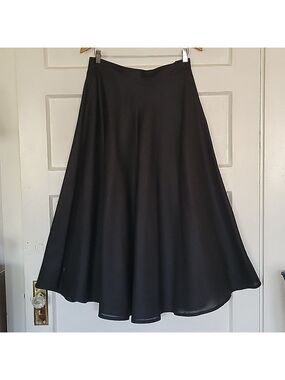 Vintage Early Giorgio Sant' Angelo Linen Circle Skirt